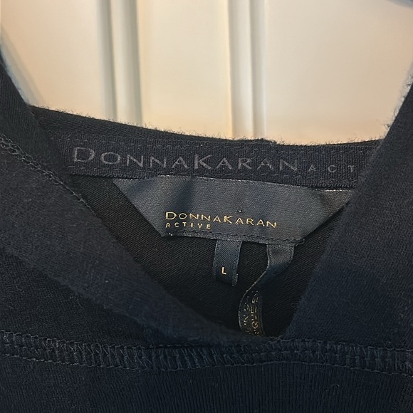 Donna Karan Active Black Top Women’s Size Large - Picture 2 of 6